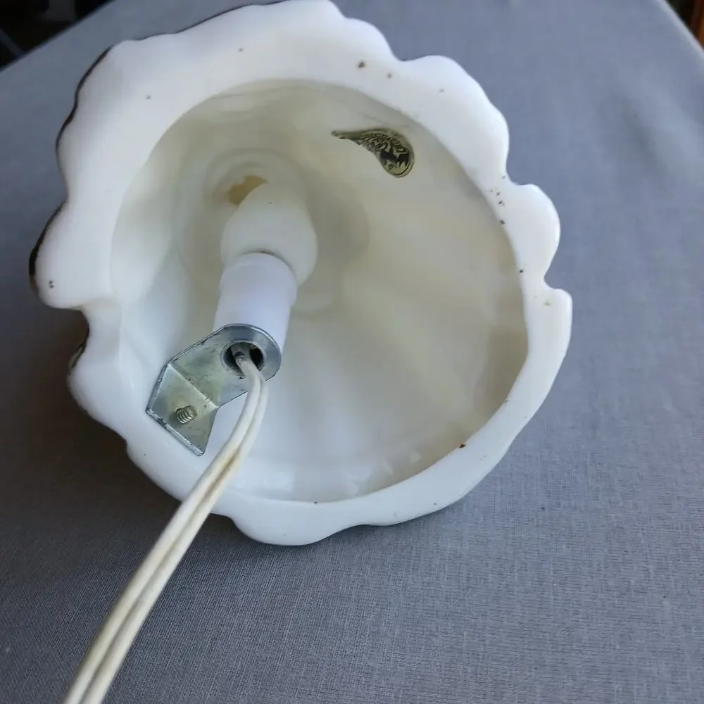 CMI Chadwick Porcelain Southern Belle with roses Night Light not working VTG 50s